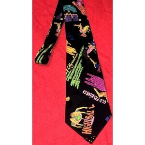 RARE Nicole Miller 1990 MCM Vintage SEXY Pinup Girl‎ Men’s Tie
